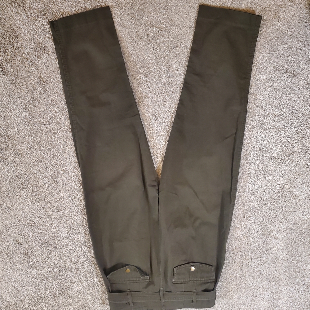 Banana Republic Olive Straight Leg Pants - Picture 3 of 8
